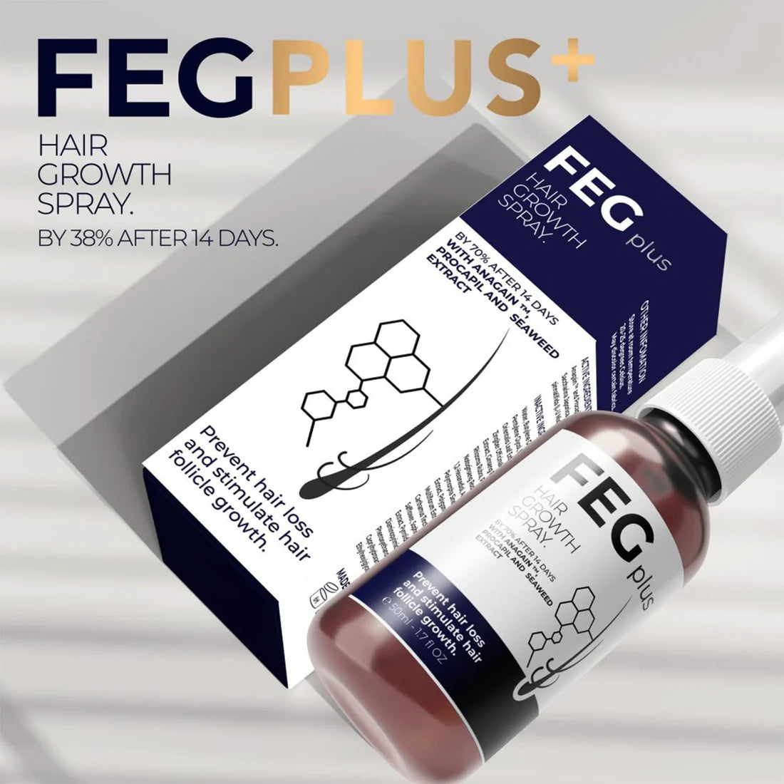 FEG Plus Hair Spray رذاذ نمو الشعر
